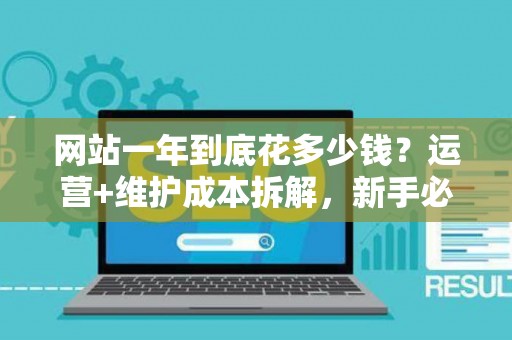 网站一年到底花多少钱？运营+维护成本拆解，新手必看